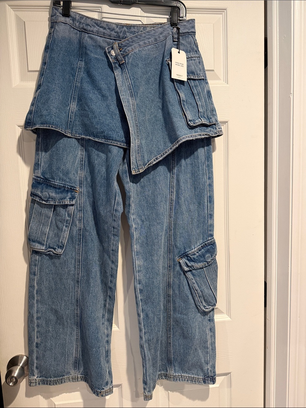 Cargo Jeans With Skirt Attached